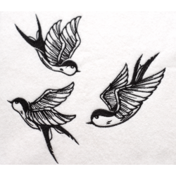 Trio of Swallows