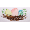 Basket with easter Eggs