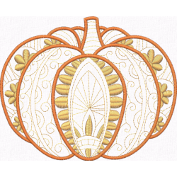 Mendhi Floral Pumpkin