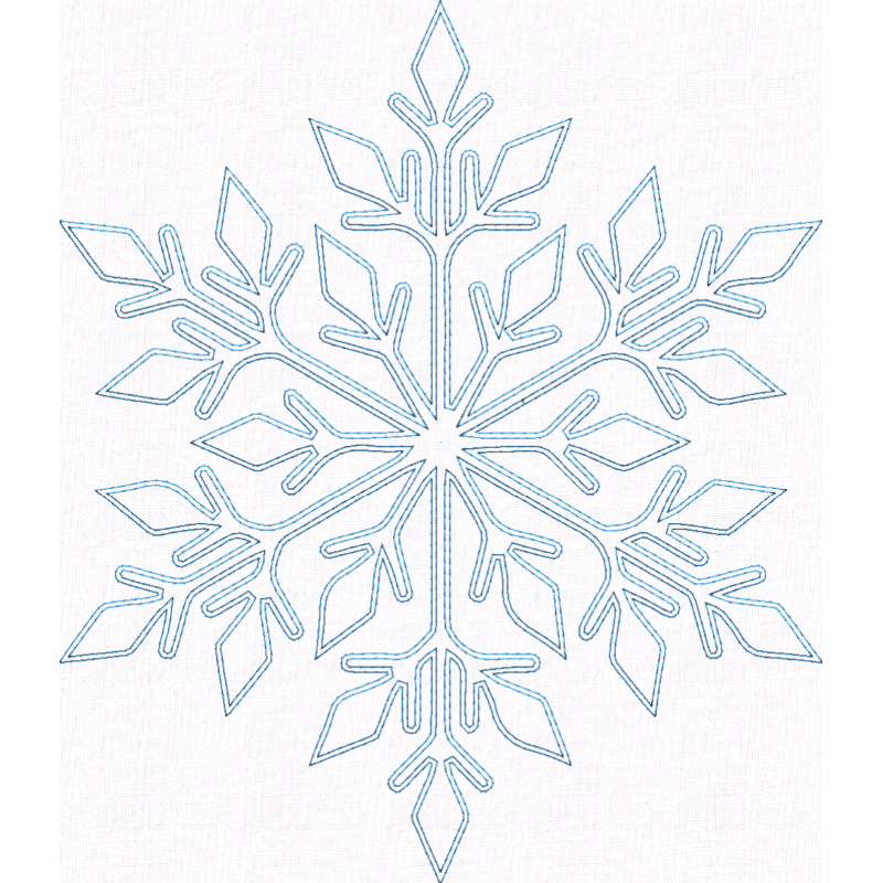 Blu Snowflake