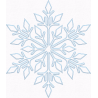 Blu Snowflake