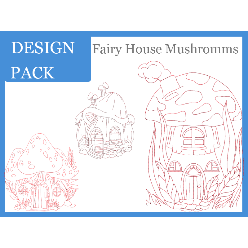 Fairy Home Mushrooms Pack