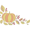 Colorful autumn pumpkin