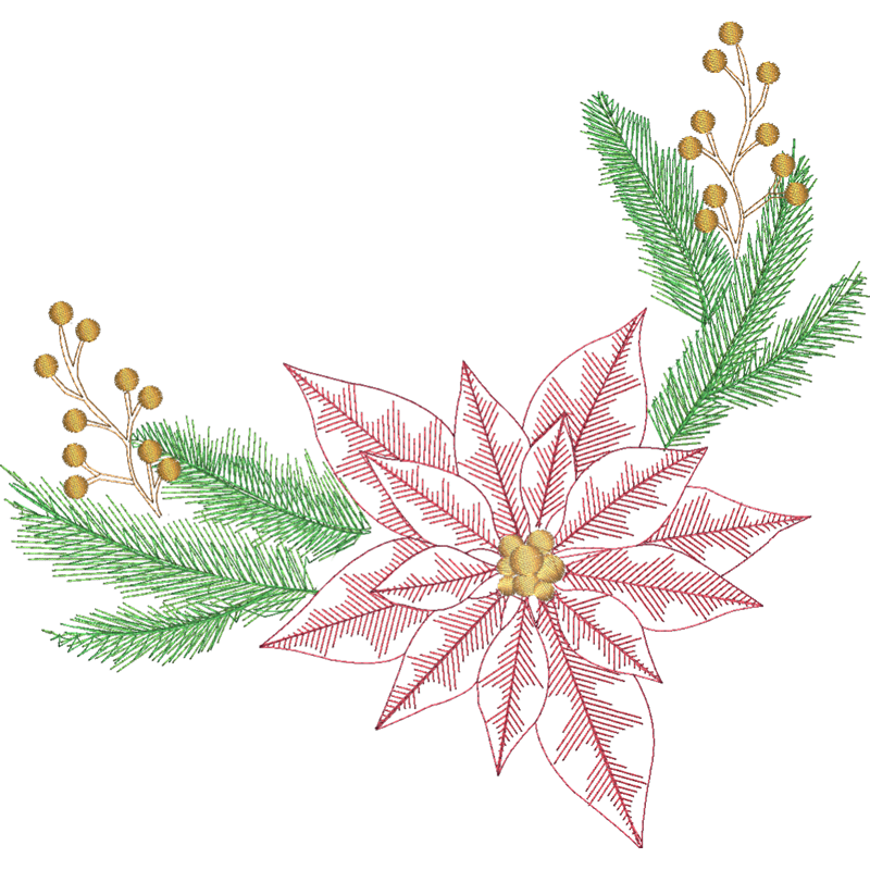 Poinsettia Accent