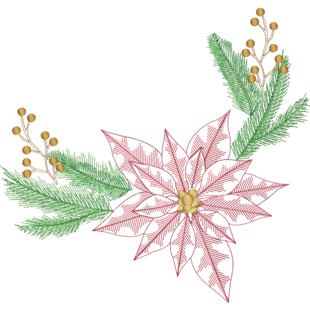 Poinsettia Accent