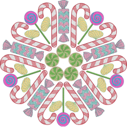 Kaleidoscope Candy Canes