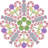 Kaleidoscope Candy Canes